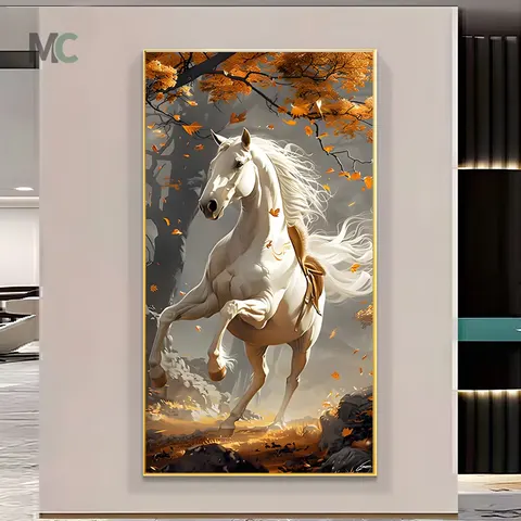动物 单幅 装饰画 轻奢风 客厅背景墙挂画