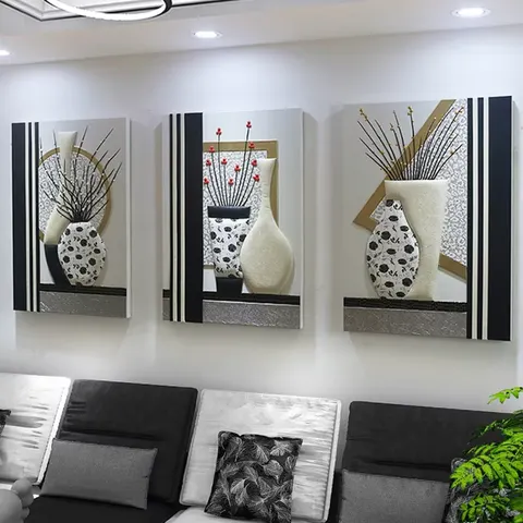抽象 单幅 装饰画 轻奢风 客厅背景墙挂画 手工皮雕