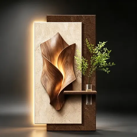 植物 单幅 装饰画 现代简约 客厅背景墙挂画
