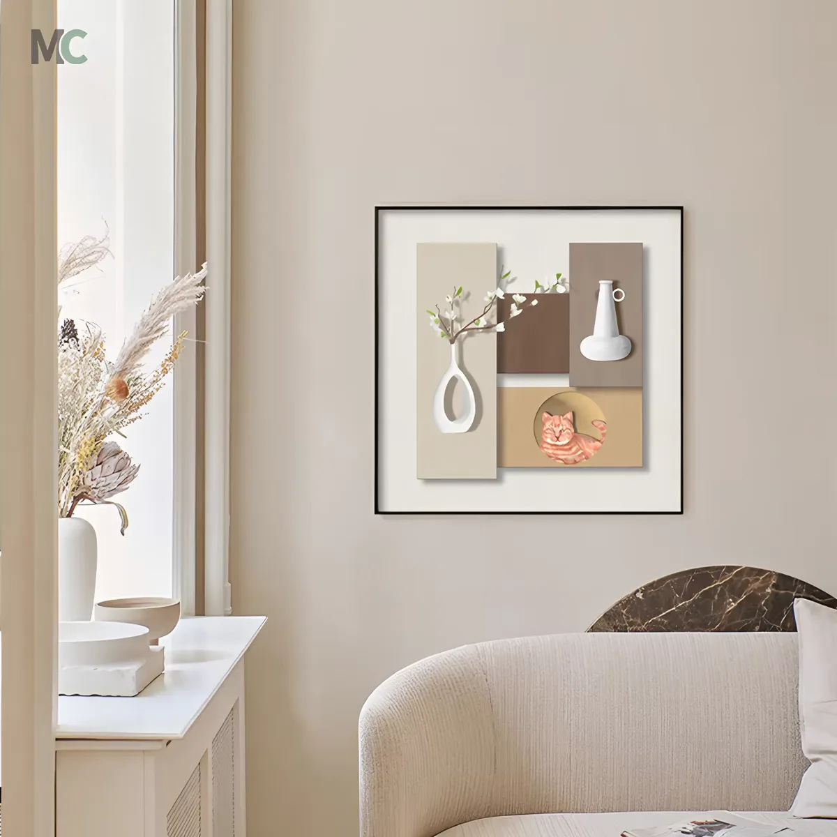 抽象 单幅 装饰画 现代简约 餐厅背景墙挂画 晶瓷画