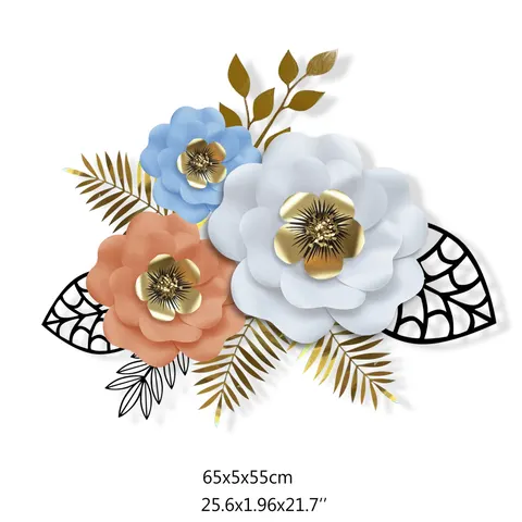繁花 单幅 装饰画 北欧风 餐厅背景墙挂画