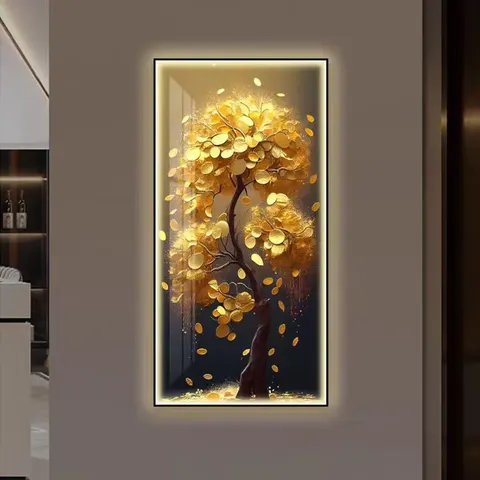 植物 单幅 装饰画 轻奢风 玄关背景墙挂画