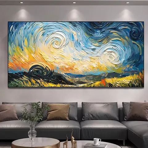 抽象 单幅 装饰画 现代简约 客厅背景墙挂画 手绘油画