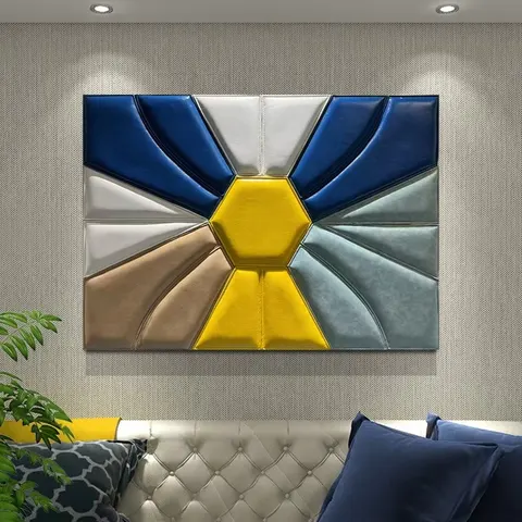 抽象 单幅 装饰画 现代简约 客厅背景墙挂画 手工皮雕