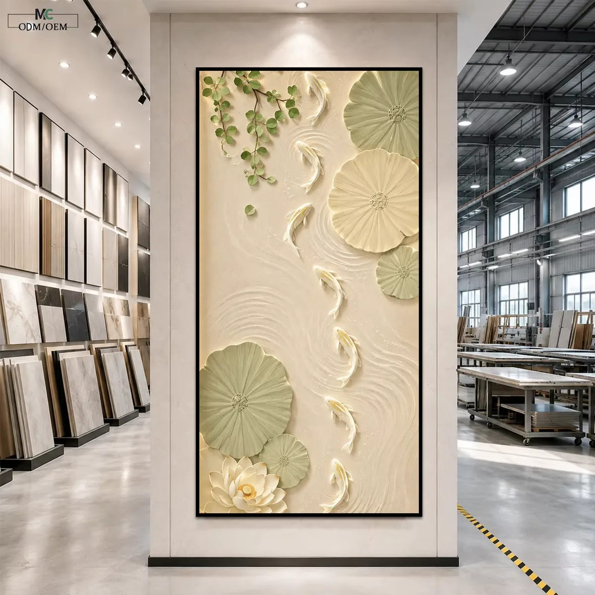 植物 单幅 装饰画 轻奢风 玄关背景墙挂画 晶瓷画