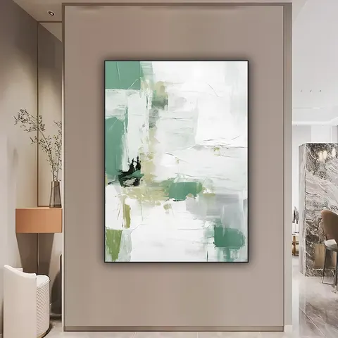 抽象 单幅 装饰画 北欧风 卧室背景墙挂画 晶瓷画