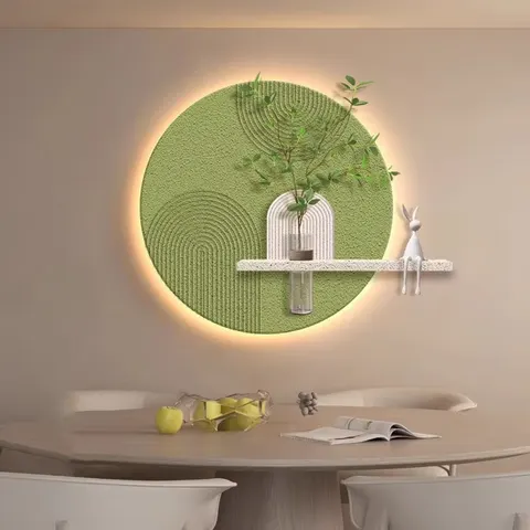 植物 单幅 装饰画 现代简约 餐厅背景墙挂画 砂岩浮雕