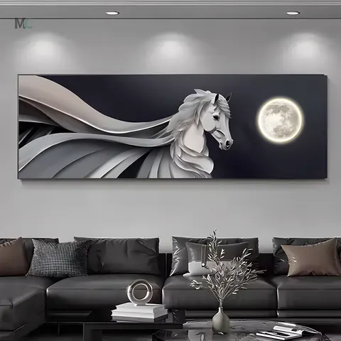 抽象 单幅 装饰画 现代简约 书房背景墙挂画 晶瓷画
