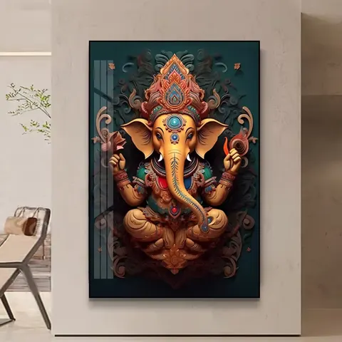 动物 单幅 装饰画 现代简约 客厅背景墙挂画 晶瓷画