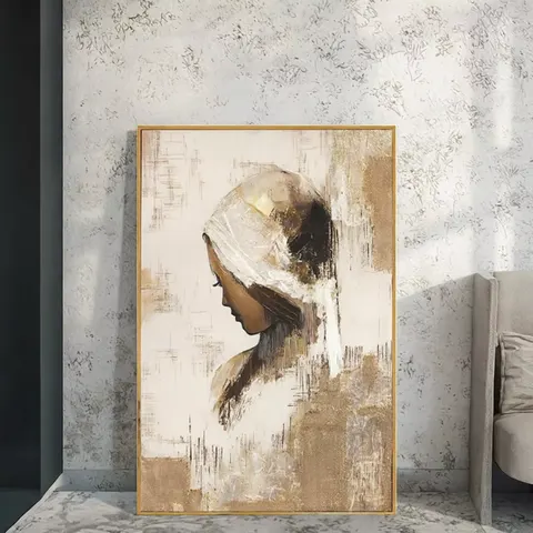 植物 单幅 装饰画 轻奢风 客厅背景墙挂画 手绘油画