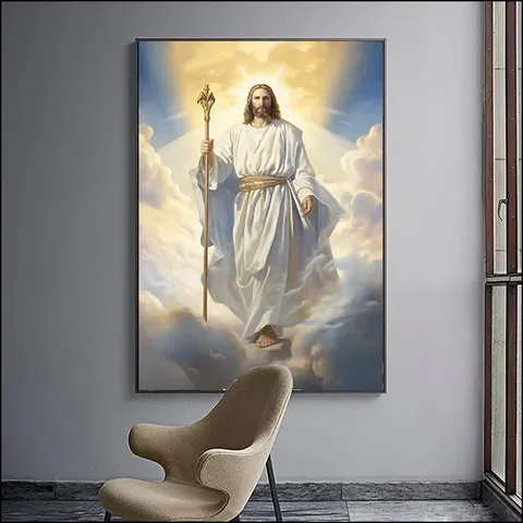 人物 单幅 装饰画 现代简约 客厅背景墙挂画 LED带灯画