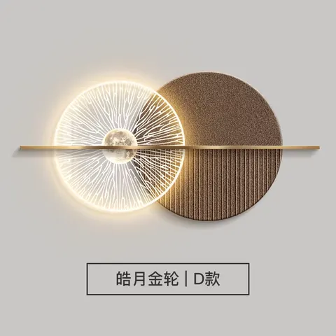 抽象 单幅 装饰画 现代简约 卧室背景墙挂画 LED带灯画