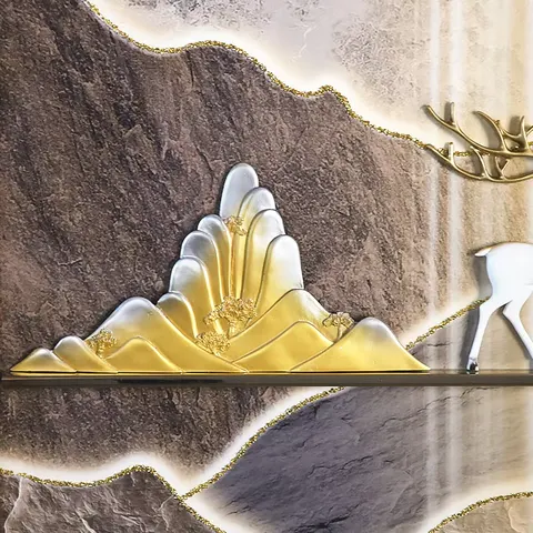 植物 单幅 装饰画 现代简约 客厅背景墙挂画 晶瓷画