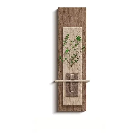 植物 单幅 装饰画 现代简约 玄关背景墙挂画 砂岩浮雕