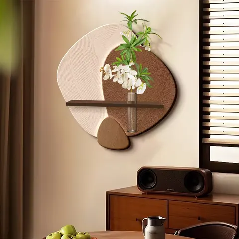 植物 单幅 装饰画 现代简约 玄关背景墙挂画 砂岩浮雕