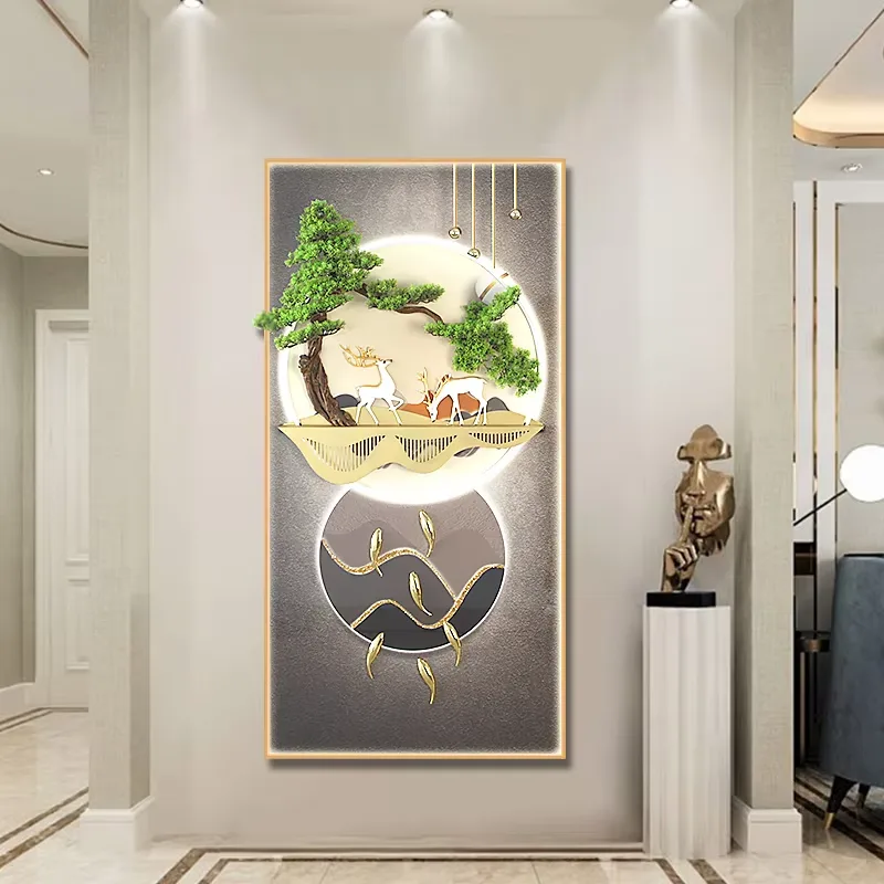 抽象 单幅 装饰画 现代简约 客厅背景墙挂画 晶瓷画