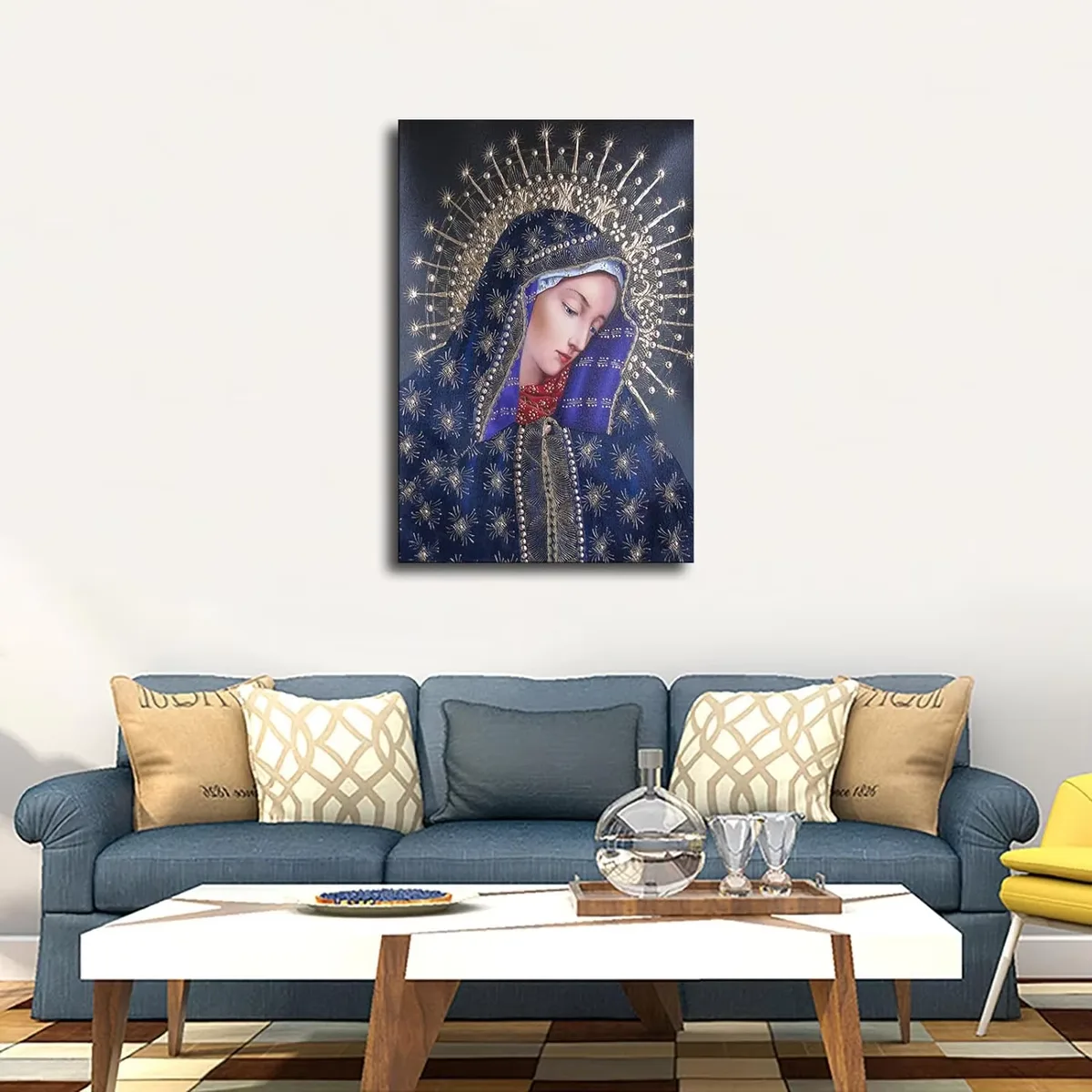 人物 单幅 装饰画 现代简约 客厅背景墙挂画 晶瓷画