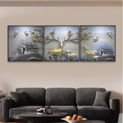 抽象 单幅 装饰画 现代简约 酒店背景墙挂画 砂岩浮雕