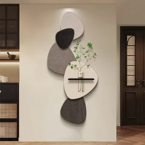 植物 单幅 装饰画 现代简约 客厅背景墙挂画 砂岩浮雕