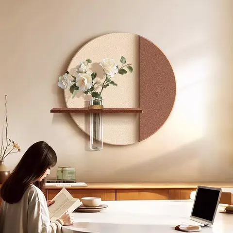 植物 单幅 装饰画 现代简约 客厅背景墙挂画 LED带灯画