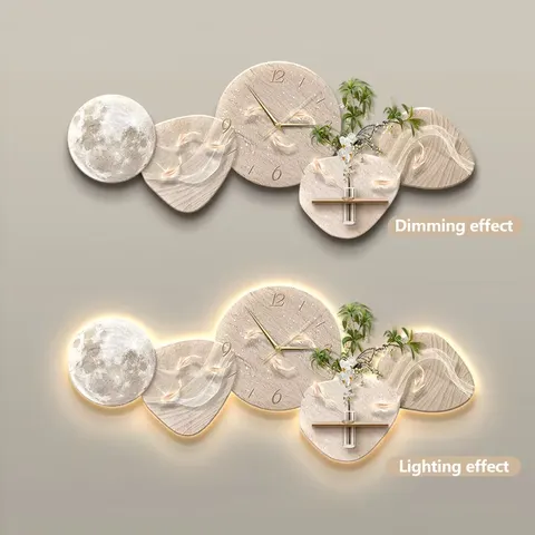 植物 单幅 装饰画 现代简约 客厅背景墙挂画 砂岩浮雕