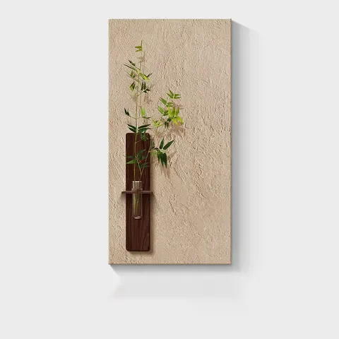 植物 单幅 装饰画 现代简约 玄关背景墙挂画 砂岩浮雕