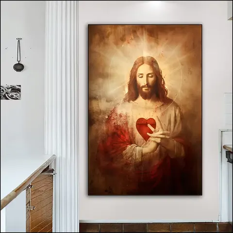人物 单幅 装饰画 现代简约 客厅背景墙挂画 LED带灯画