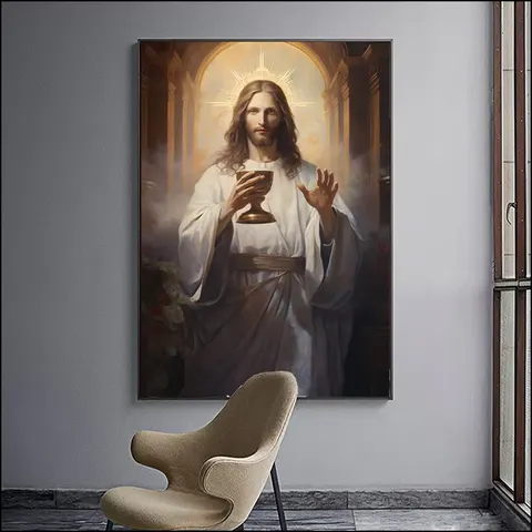 人物 单幅 装饰画 现代简约 客厅背景墙挂画 LED带灯画