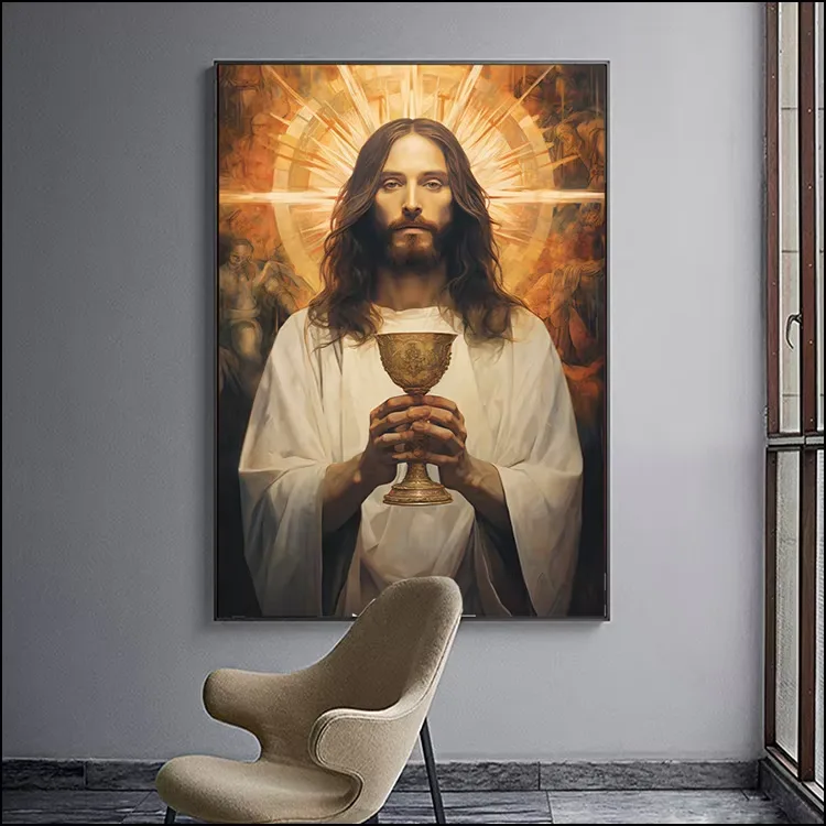 人物 单幅 装饰画 现代简约 客厅背景墙挂画 LED带灯画