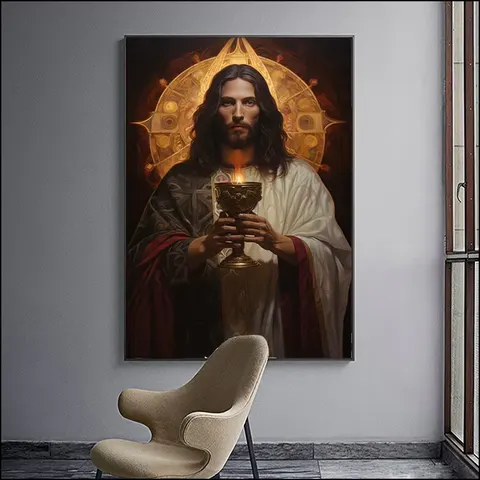 人物 单幅 装饰画 现代简约 客厅背景墙挂画 LED带灯画
