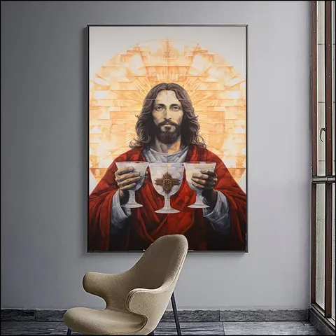 人物 单幅 装饰画 现代简约 客厅背景墙挂画 LED带灯画