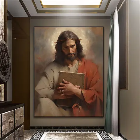 人物 单幅 装饰画 现代简约 客厅背景墙挂画 LED带灯画