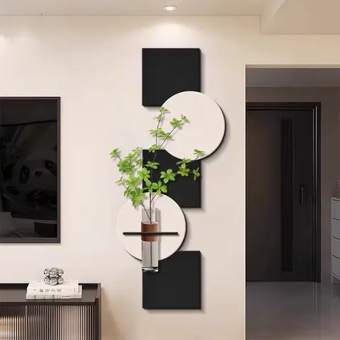 植物 单幅 装饰画 现代简约 客厅背景墙挂画 LED带灯画