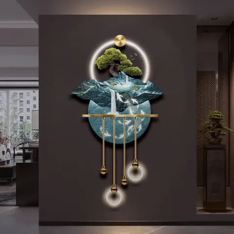 抽象 单幅 装饰画 轻奢风 客厅背景墙挂画 LED带灯画