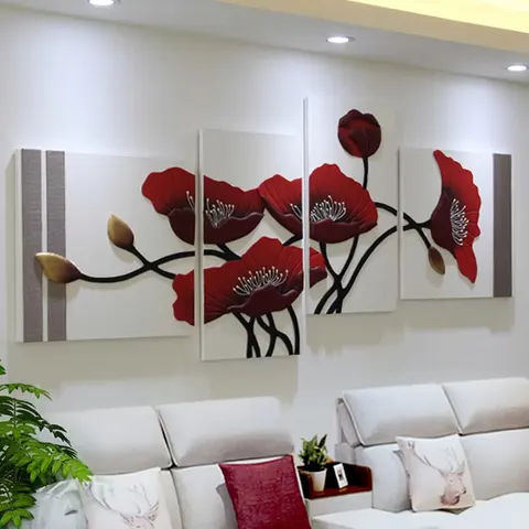 抽象 单幅 装饰画 现代简约 客厅背景墙挂画 手工皮雕