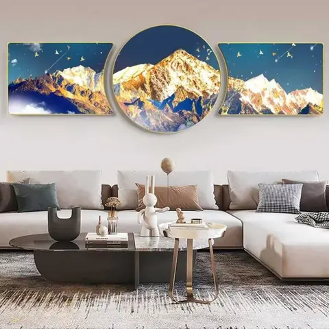 山水 单幅 装饰画 现代简约 客厅背景墙挂画