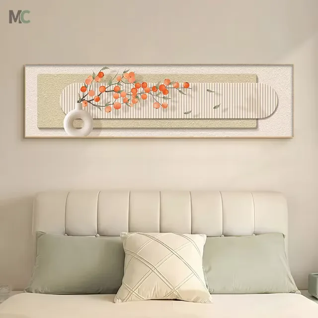 植物 单幅 装饰画 现代简约 客厅背景墙挂画 晶瓷画