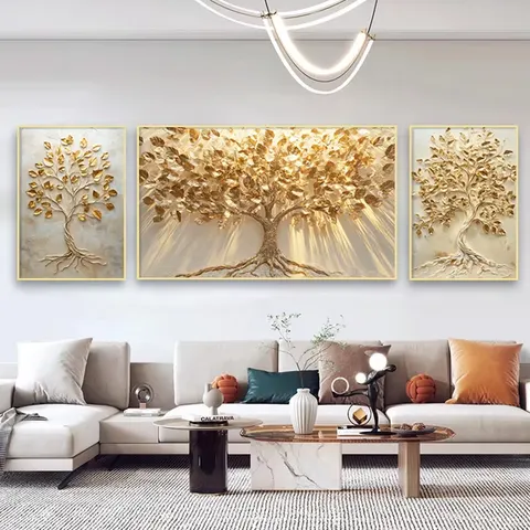 繁花 单幅 装饰画 轻奢风 客厅背景墙挂画 晶瓷画