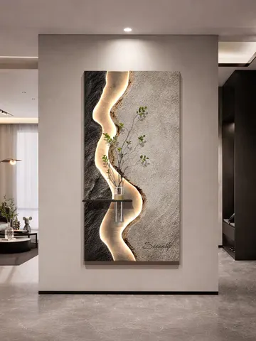 抽象 单幅 装饰画 轻奢风 客厅背景墙挂画