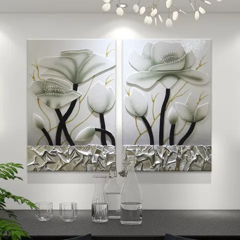 抽象 单幅 装饰画 轻奢风 餐厅背景墙挂画 砂岩浮雕