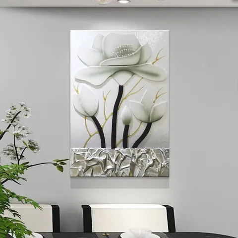 抽象 单幅 装饰画 轻奢风 餐厅背景墙挂画 砂岩浮雕