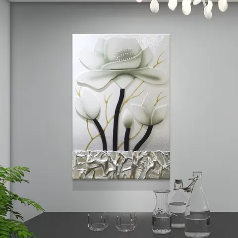 抽象 单幅 装饰画 轻奢风 餐厅背景墙挂画 砂岩浮雕