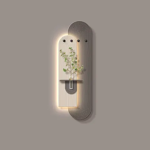 植物 单幅 装饰画 轻奢风 玄关背景墙挂画 砂岩浮雕