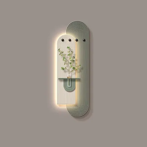 植物 单幅 装饰画 轻奢风 玄关背景墙挂画 砂岩浮雕