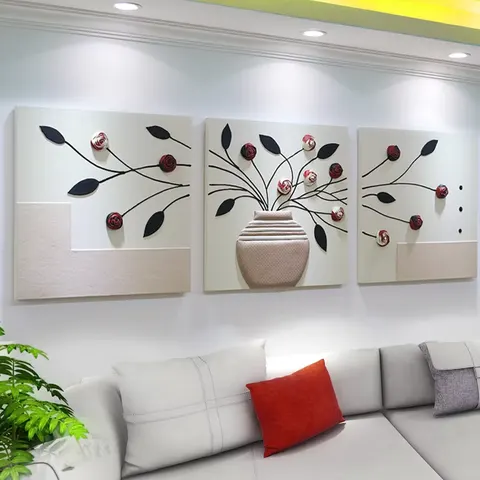 抽象 单幅 装饰画 轻奢风 客厅背景墙挂画 手工皮雕