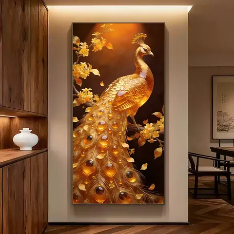 抽象 单幅 装饰画 轻奢风 玄关背景墙挂画 晶瓷画