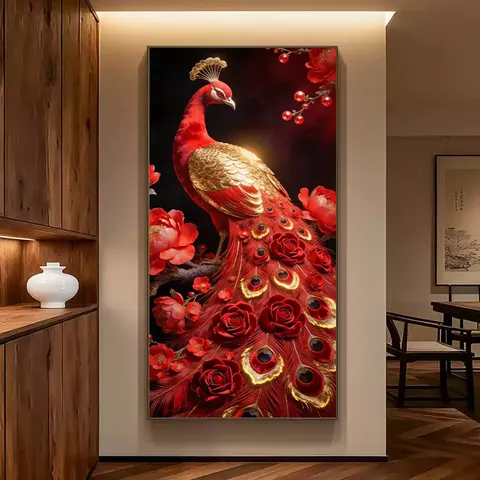 抽象 单幅 装饰画 轻奢风 玄关背景墙挂画 晶瓷画