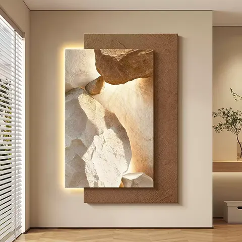 抽象 单幅 装饰画 轻奢风 玄关背景墙挂画