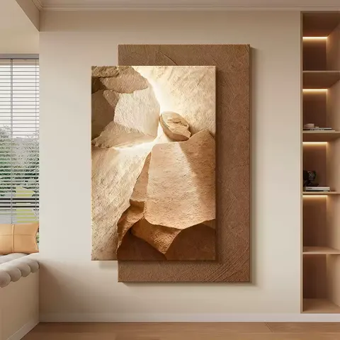 抽象 单幅 装饰画 轻奢风 玄关背景墙挂画