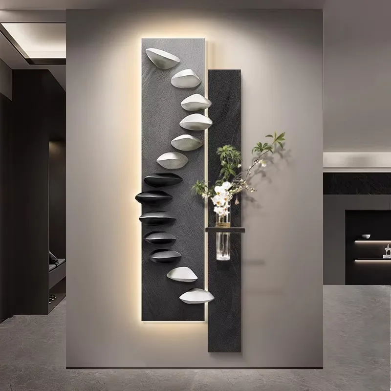 动物 单幅 装饰画 轻奢风 玄关背景墙挂画 LED带灯画